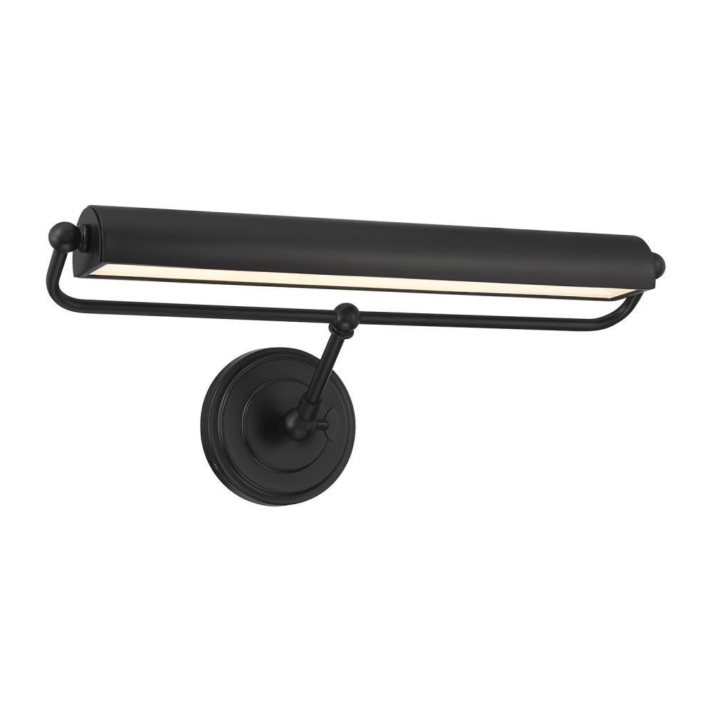 Crystorama Miller Integrated LED Sconce Matte Black