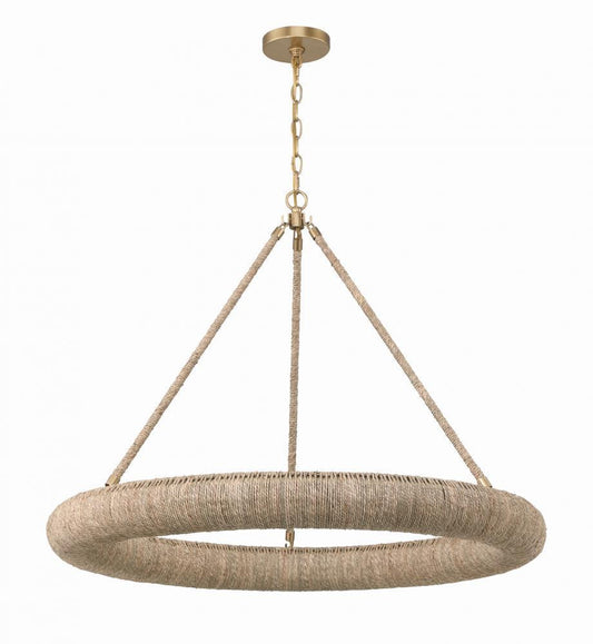 Crystorama Oakley LED Chandelier Soft Gold