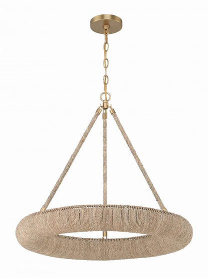 Crystorama Oakley LED Chandelier Soft Gold