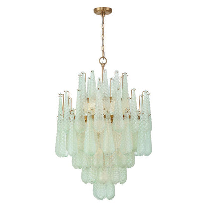 Crystorama Ollie 16 Light Chandelier Aged Brass