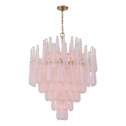 Crystorama Ollie 21 Light Chandelier Aged Brass