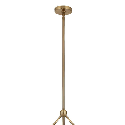 Crystorama Omni Chandelier - Aged Brass 28"H