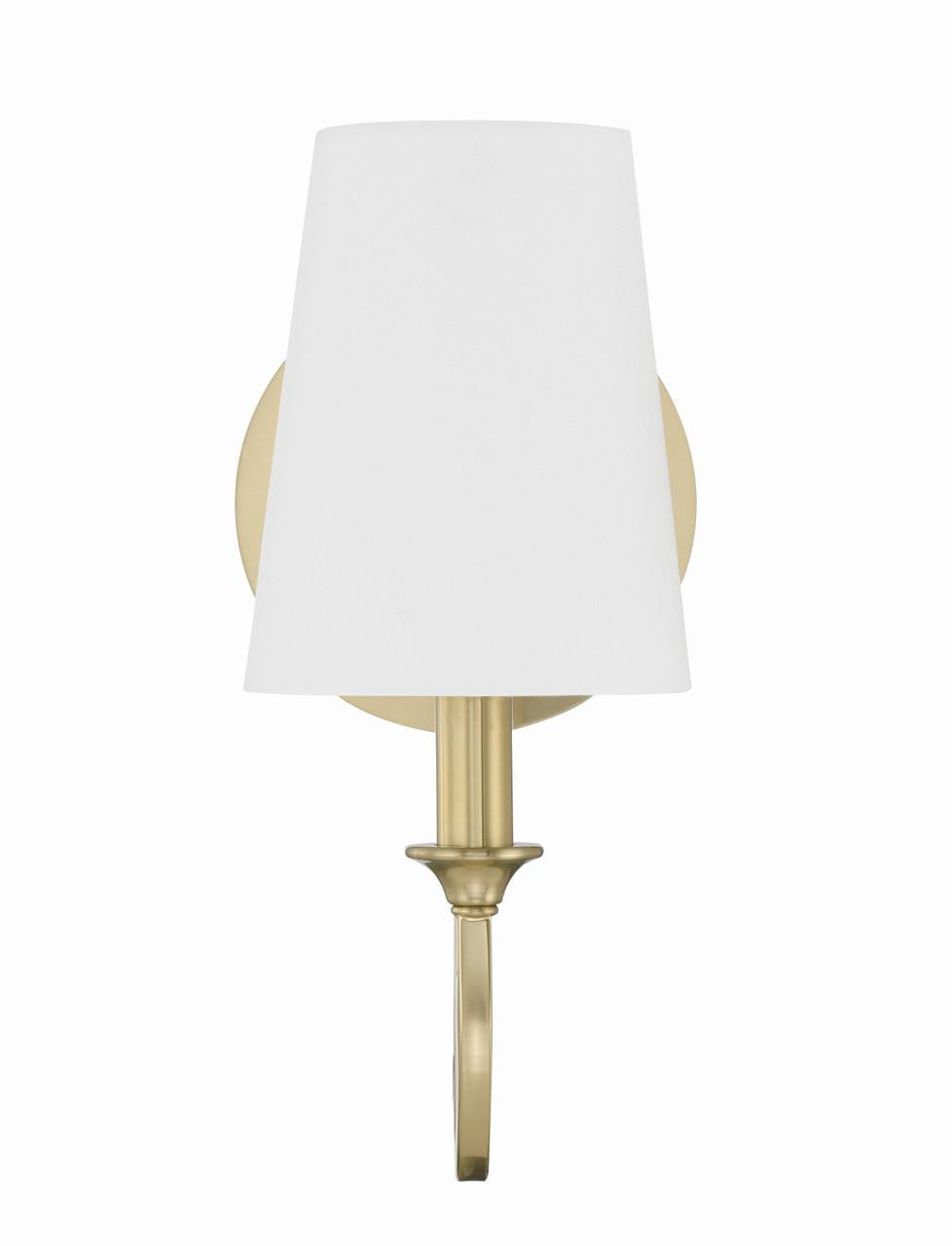 Crystorama Payton 1 Light Wall Sconce - Vibrant Gold 11.75"H