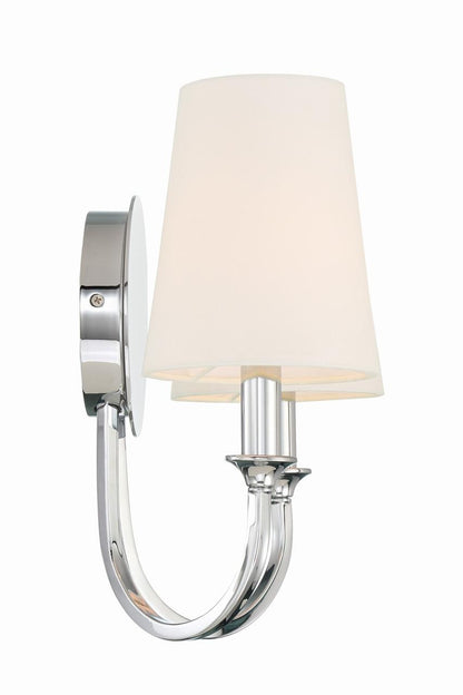 Crystorama Payton 2 Light Wall Sconce - Polished Chrome 11.75"H
