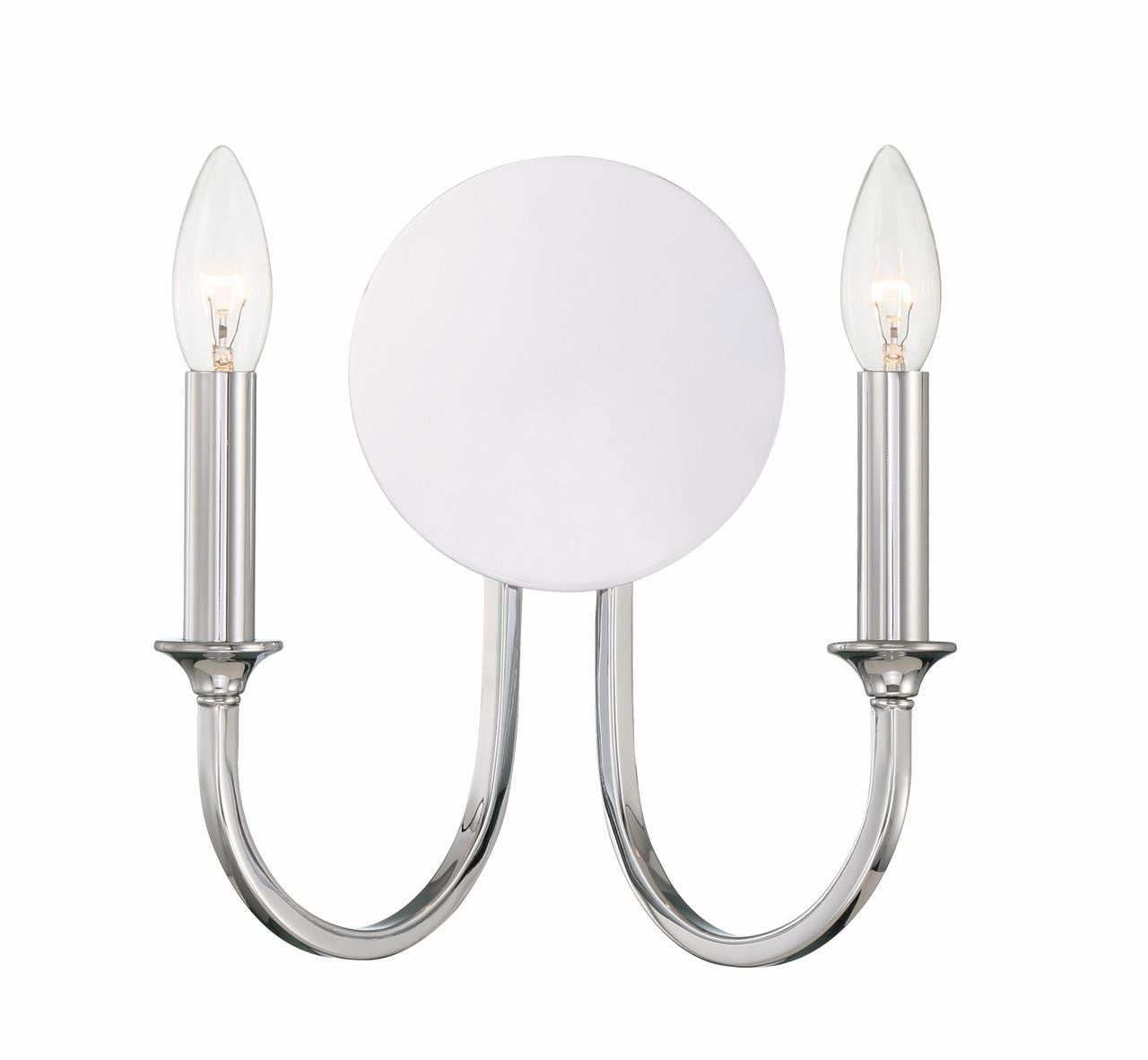Crystorama Payton Wall Sconce Vibrant Gold
