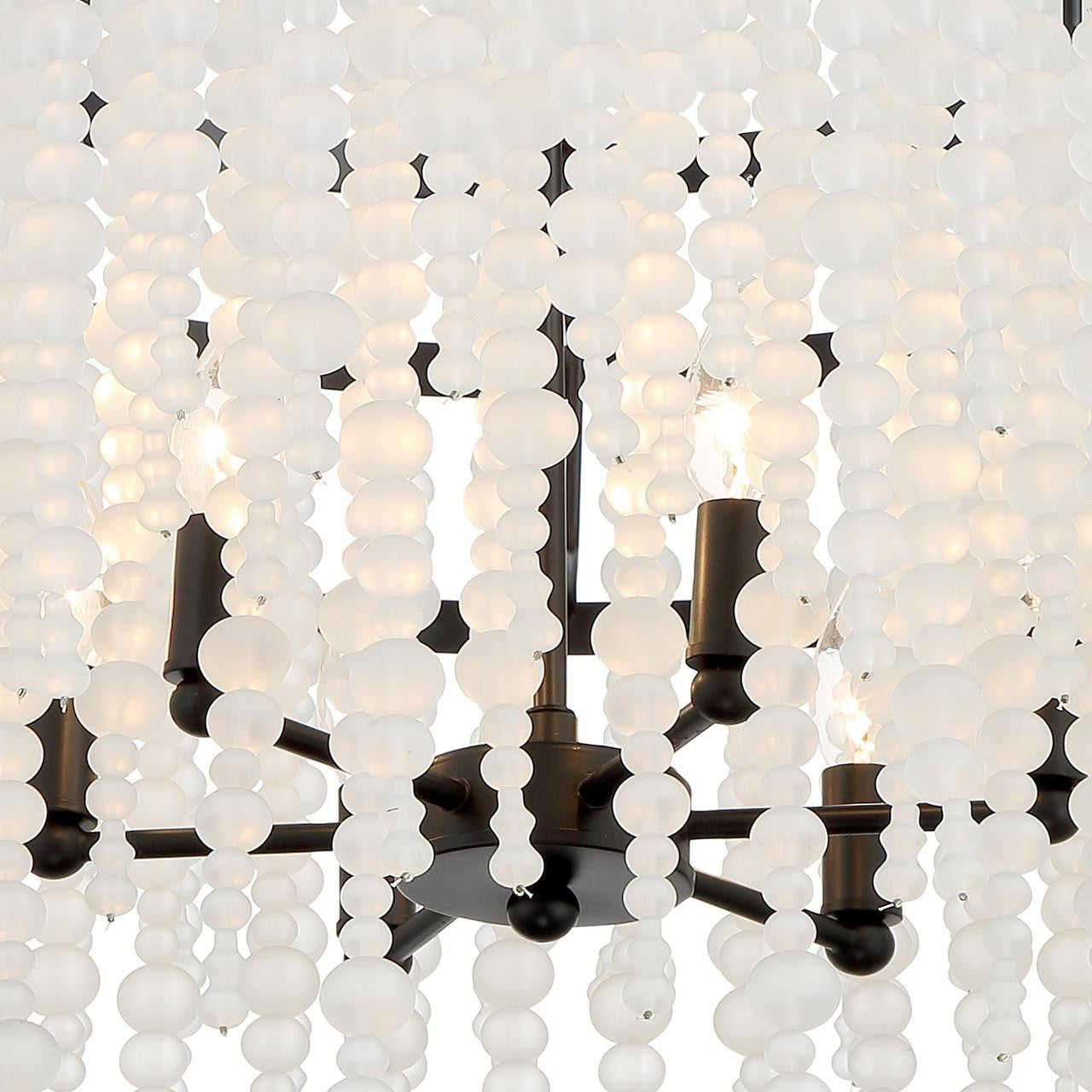 Crystorama Poppy 3 Light Semi Flush Mount