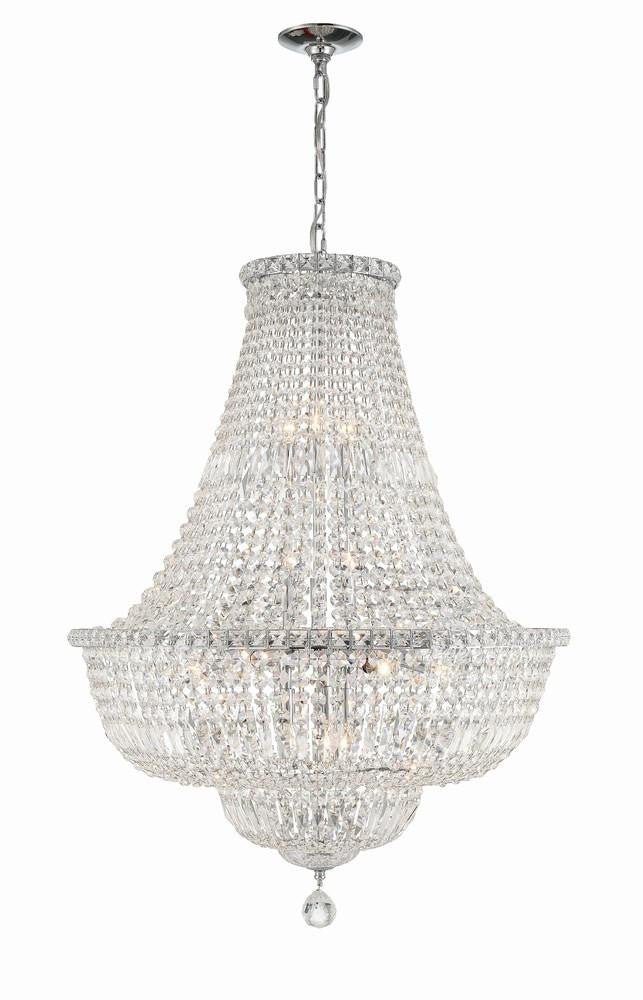 Crystorama Roslyn Chandelier Polished Chrome