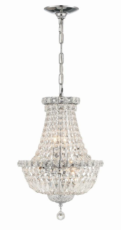 Crystorama Roslyn Mini Chandelier Polished Chrome