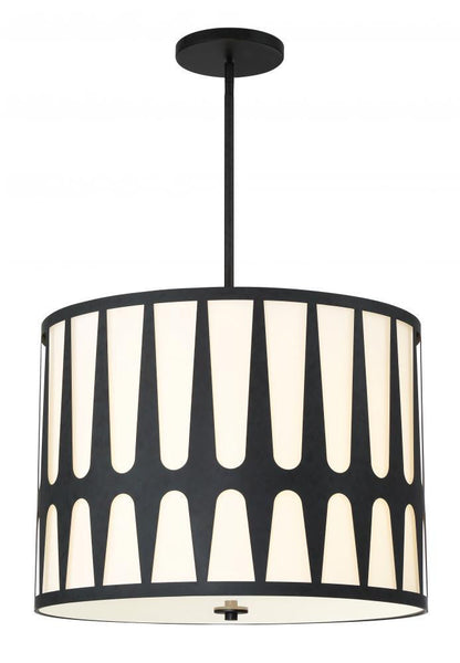 Crystorama Royston Chandelier Black