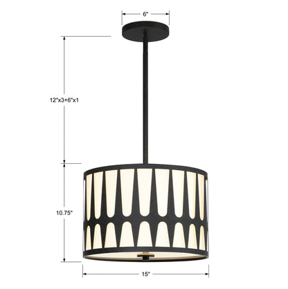 Crystorama Royston Mini Chandelier Antique Gold