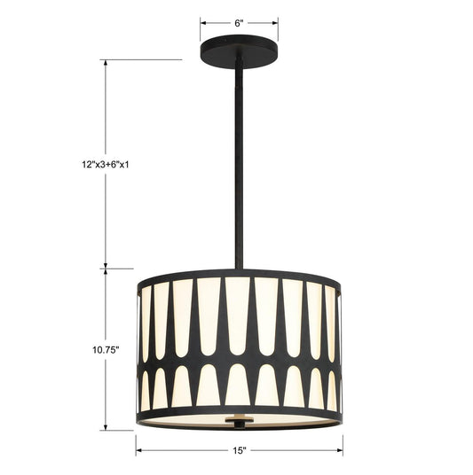 Crystorama Royston Mini Chandelier Antique Gold