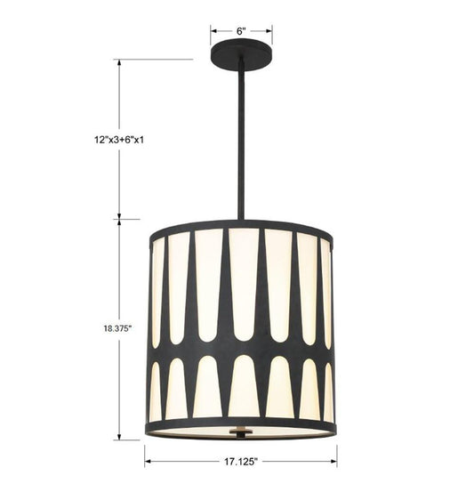 Crystorama Royston Mini Chandelier Antique Gold