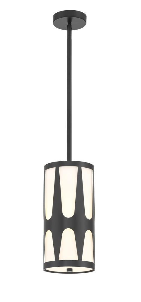Crystorama Royston Mini Pendant Black