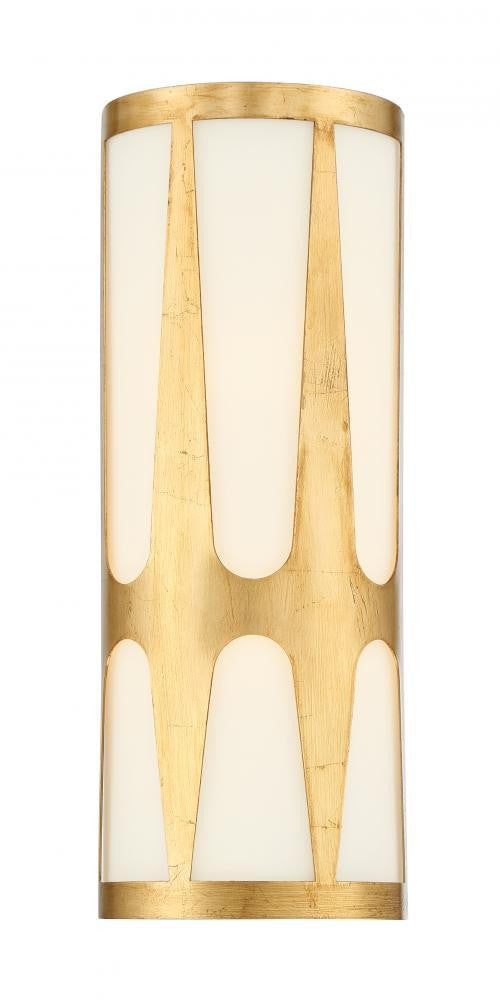 Crystorama Royston Wall Sconce Antique Gold