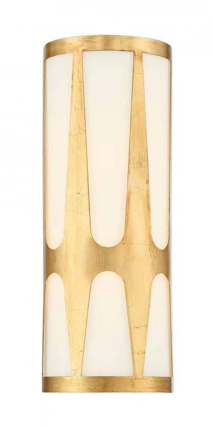 Crystorama Royston Wall Sconce Antique Gold