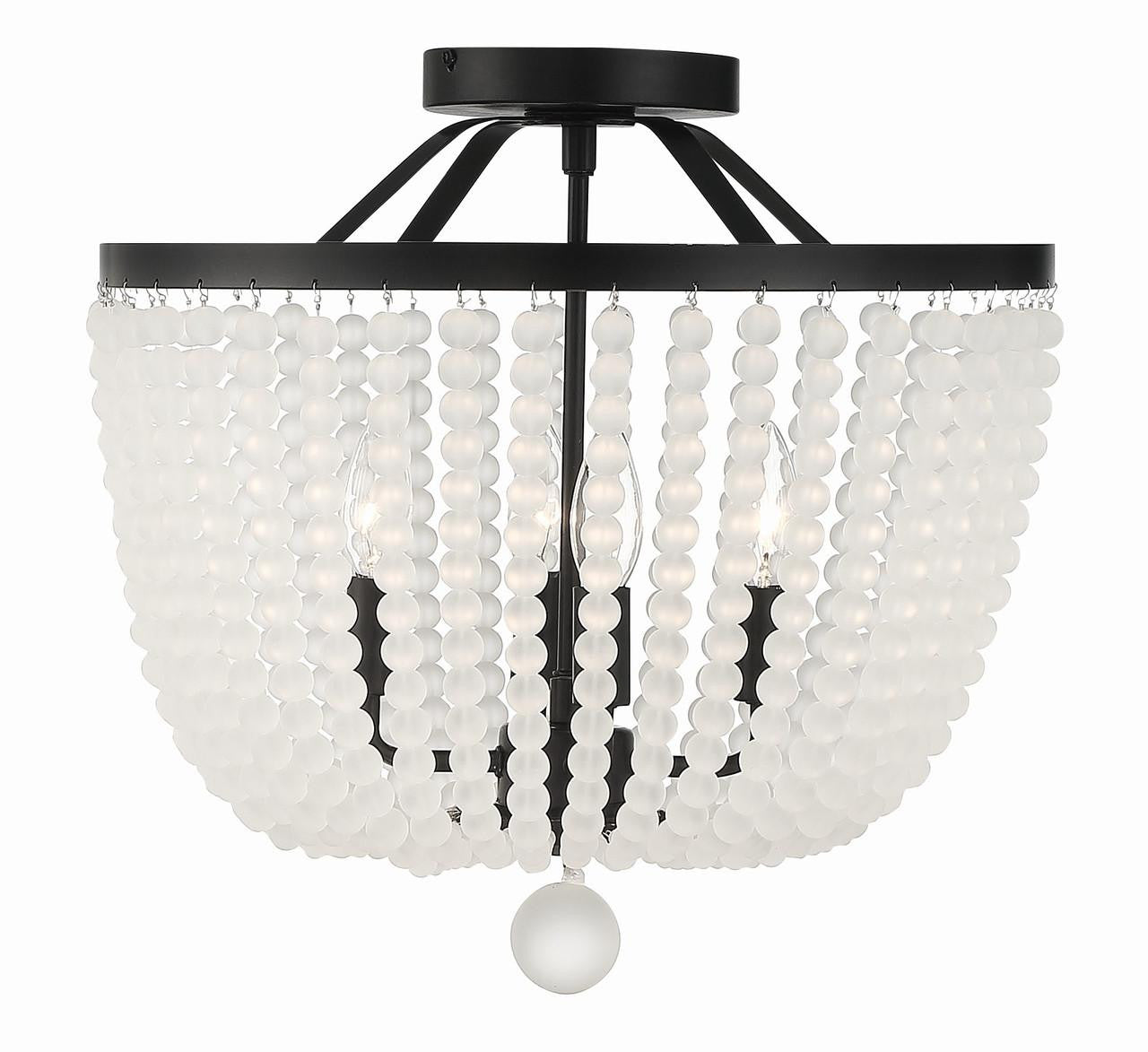 Crystorama Rylee 4 Light Semi Flush Mount