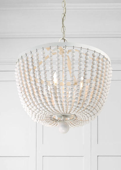 Crystorama Rylee Semi Flush Mount - Matte White 16.5"H