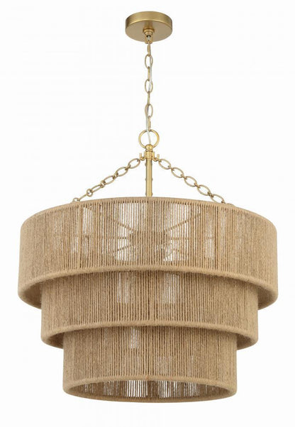 Crystorama Shyla Chandelier Soft Gold