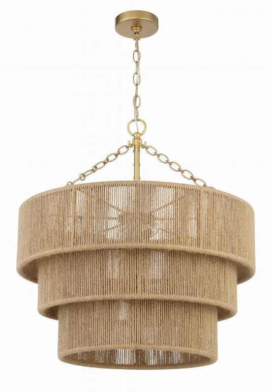 Crystorama Shyla Chandelier Soft Gold