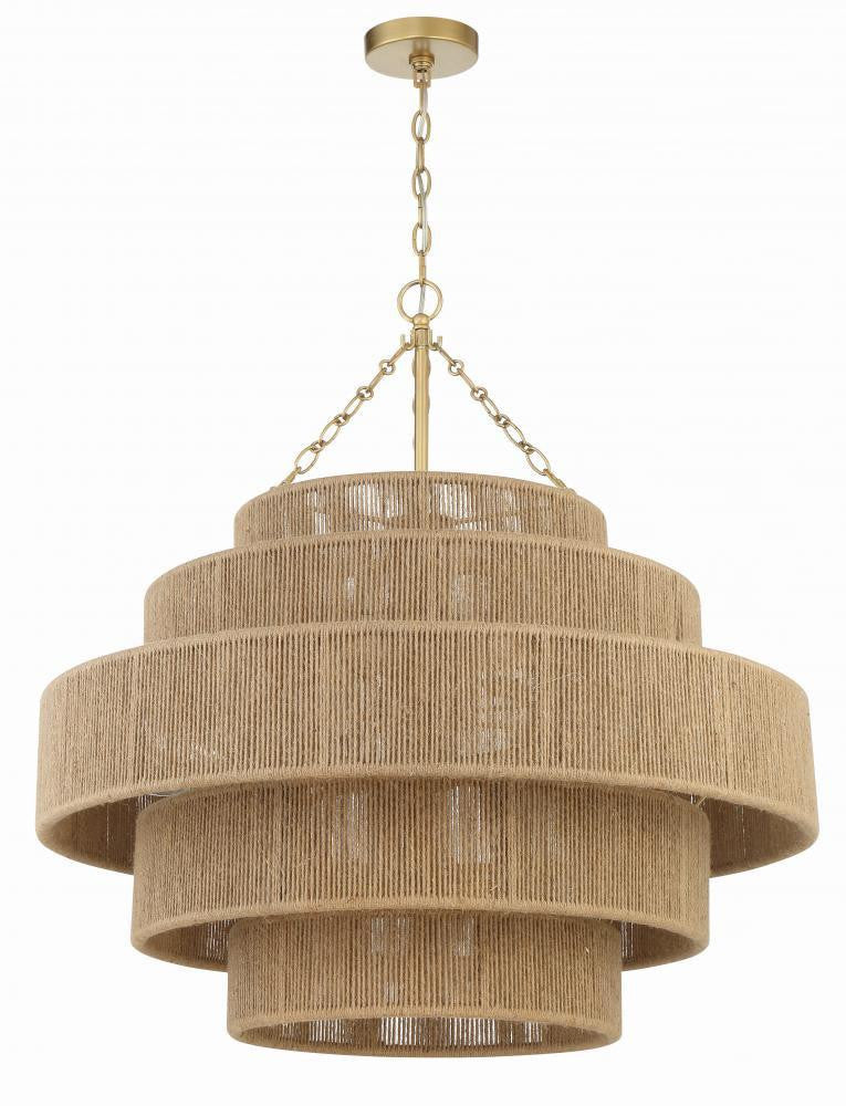 Crystorama Shyla Chandelier Soft Gold