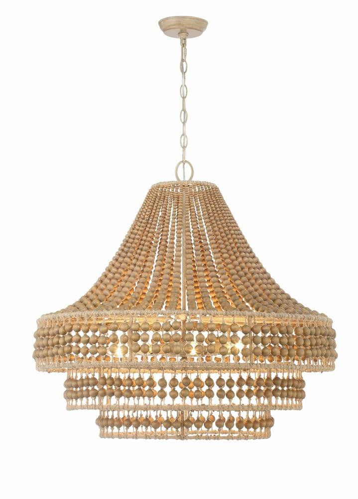 Crystorama Silas Chandelier Burnished Silver