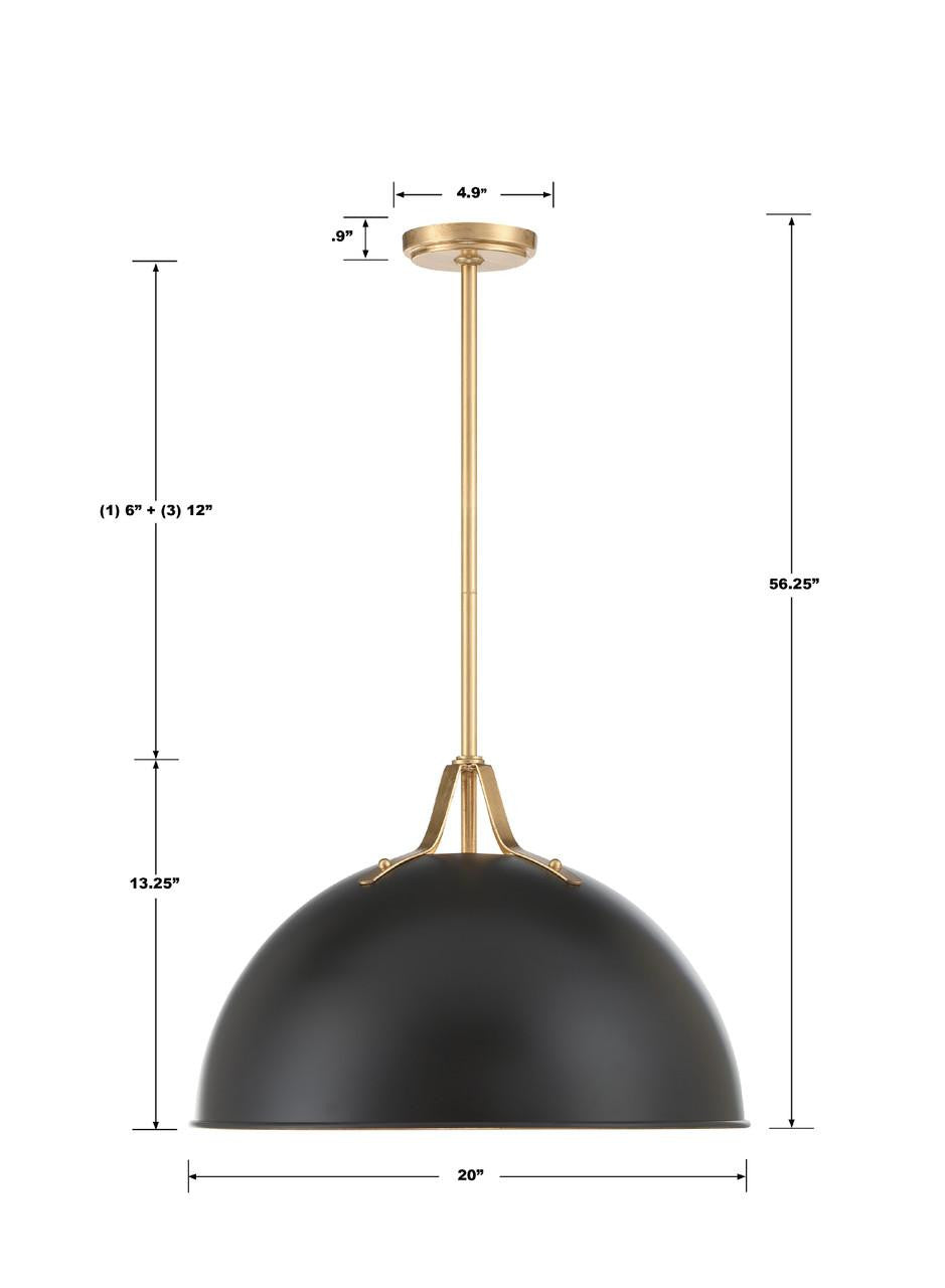Crystorama Soto Chandelier White