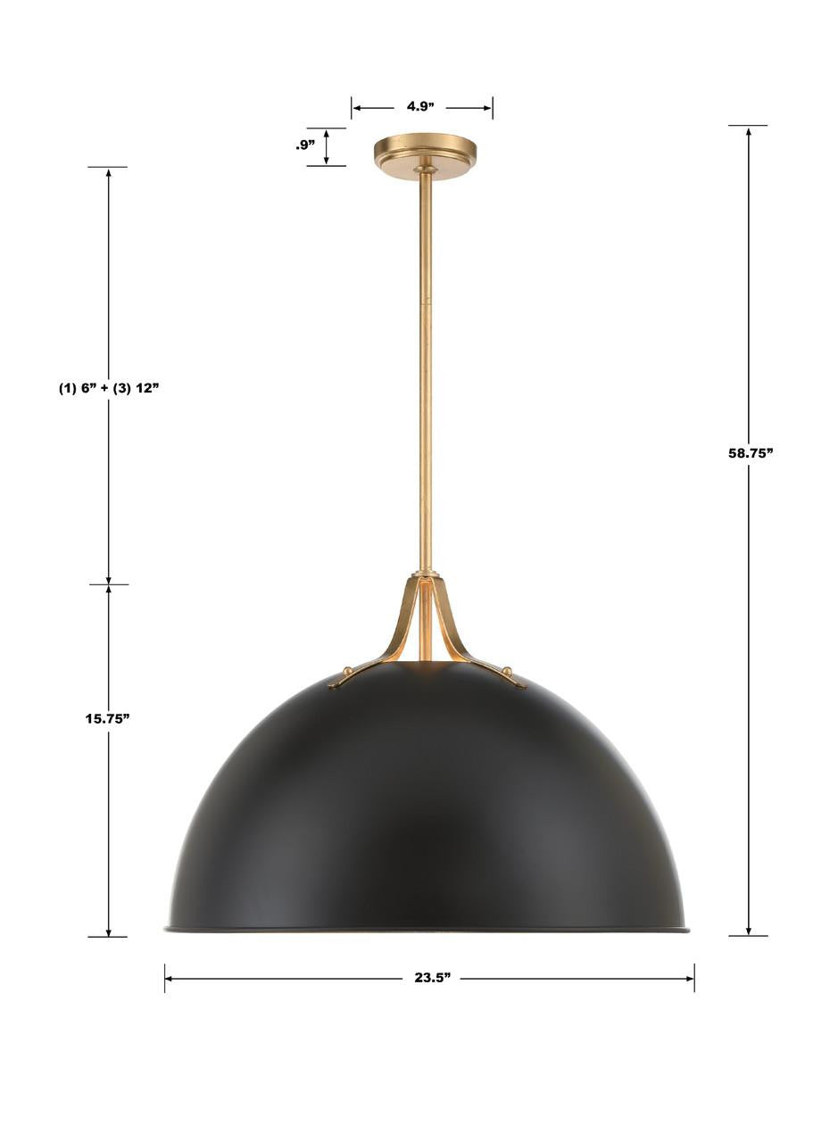 Crystorama Soto Chandelier White