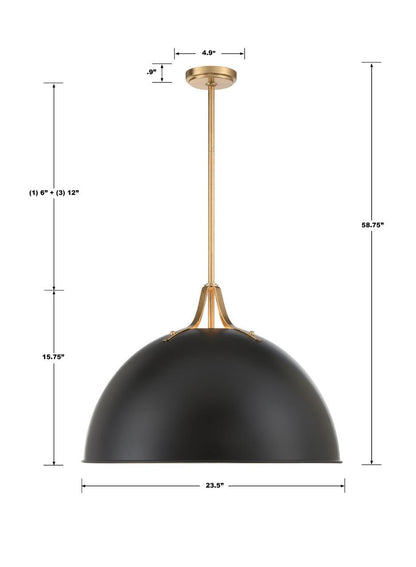 Crystorama Soto Chandelier White