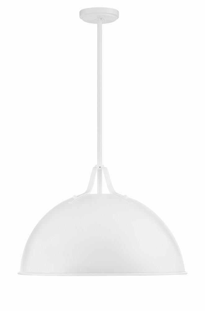Crystorama Soto Chandelier - White 13.25"H
