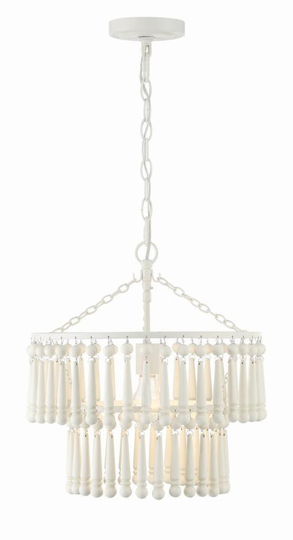 Crystorama Tiana Pendant Matte White