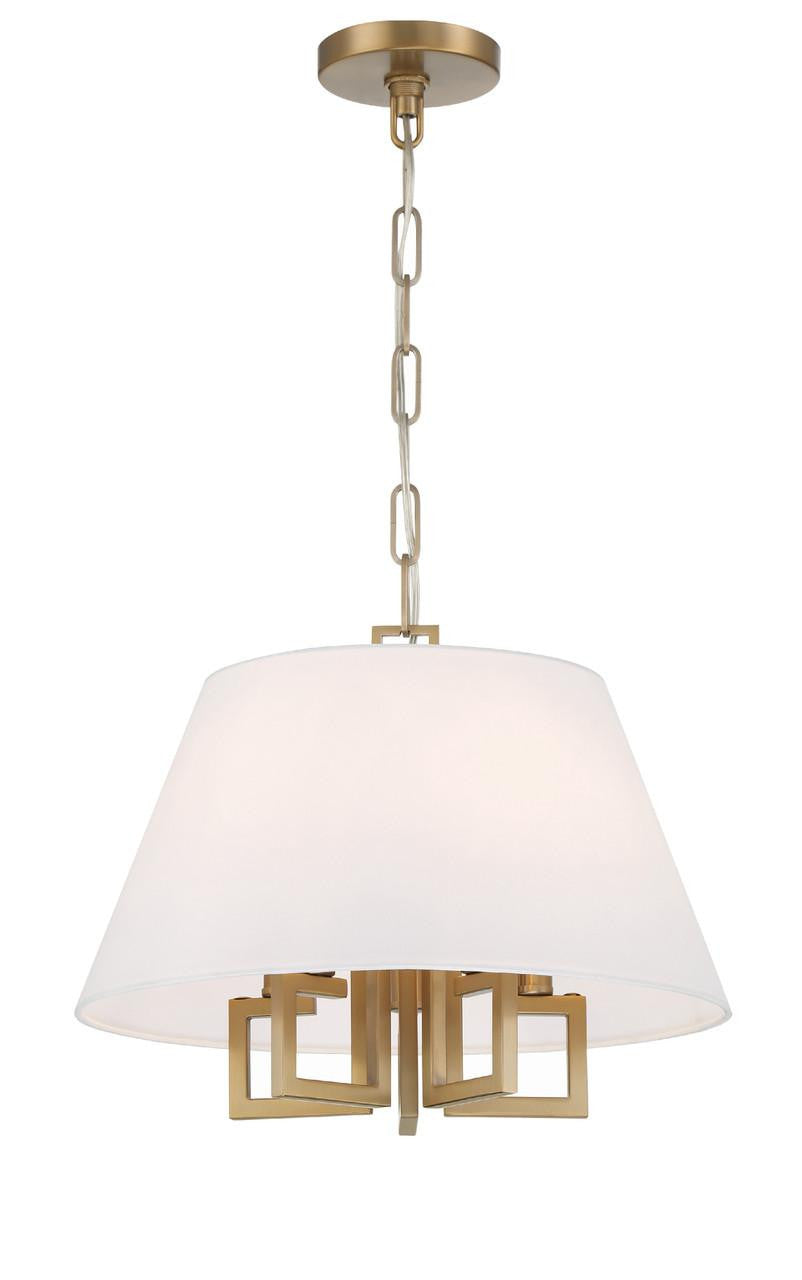 Crystorama Westwood Pendant - Vibrant Gold 13.25"H