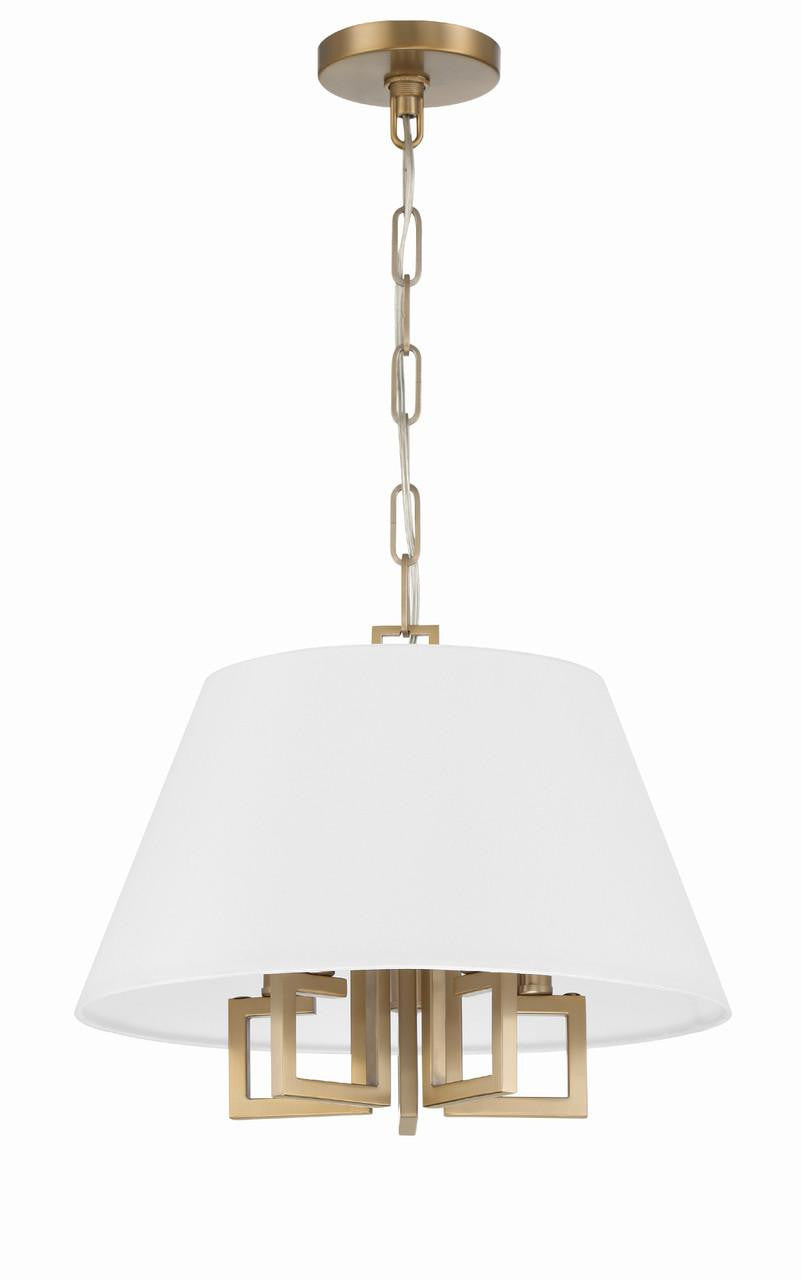 Crystorama Westwood Pendant - Vibrant Gold 13.25"H