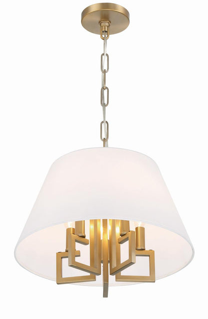 Crystorama Westwood Pendant - Vibrant Gold 13.25"H