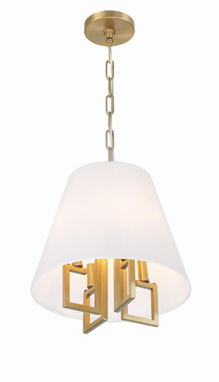 Crystorama Westwood Pendant - Vibrant Gold 14.25"H