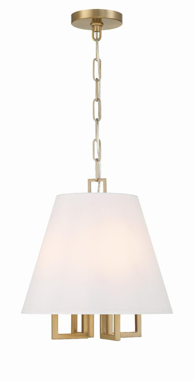 Crystorama Westwood Pendant - Vibrant Gold 14.25"H