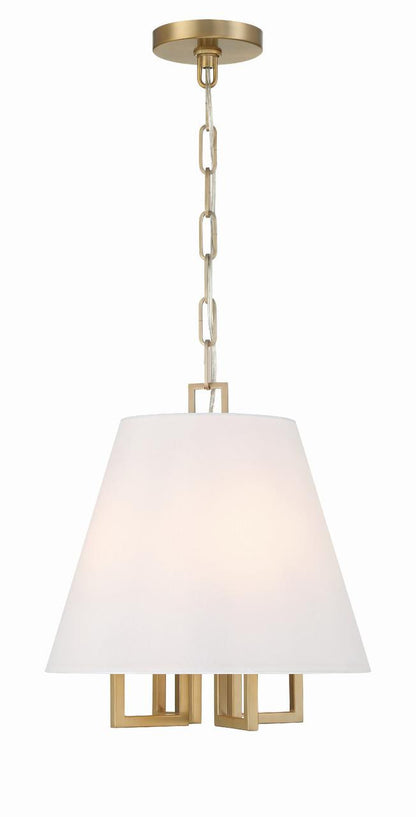 Crystorama Westwood Pendant - Vibrant Gold 14.25"H
