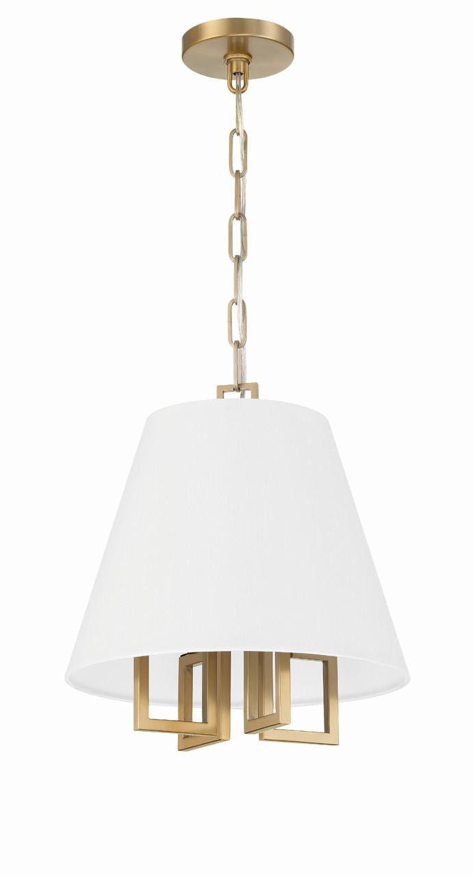 Crystorama Westwood Pendant - Vibrant Gold 14.25"H