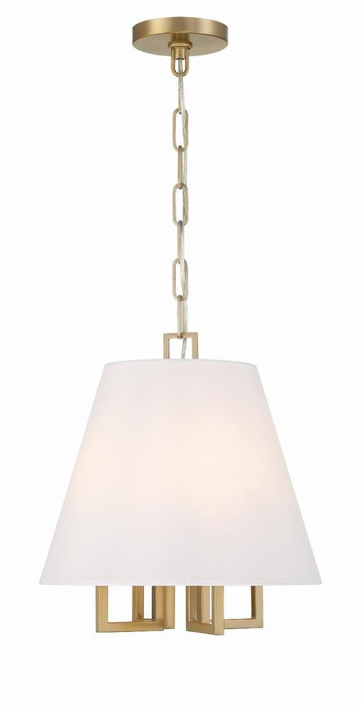 Crystorama Westwood Pendant - Vibrant Gold 14.25"H