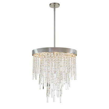 Crystorama Winfield 5 Light Chandelier Antique Silver