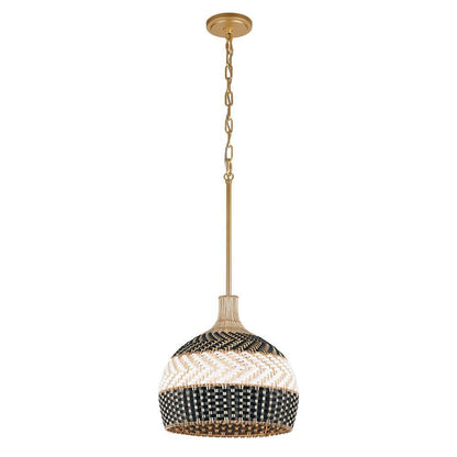 Crystorama Zanzibar 3 Light Pendant Soft Gold