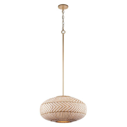 Crystorama Zanzibar 4 Light Pendant Soft Gold