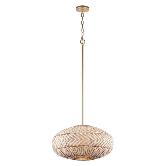 Crystorama Zanzibar 4 Light Pendant Soft Gold