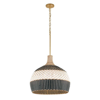 Crystorama Zanzibar 5 Light Pendant Soft Gold