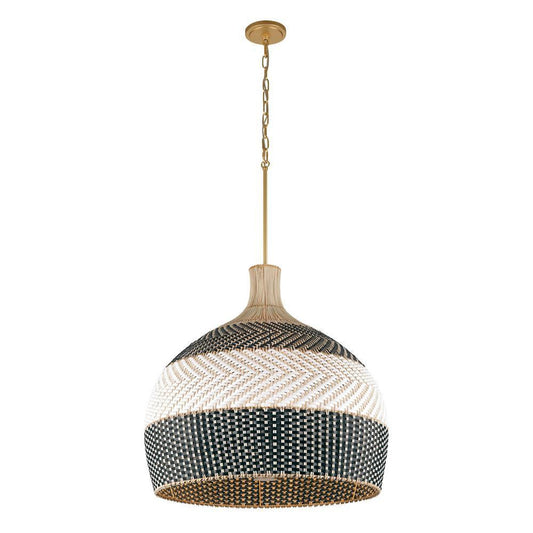 Crystorama Zanzibar 6 Light Pendant Soft Gold