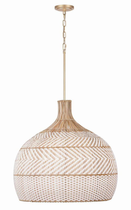 Crystorama Zanzibar Pendant Soft Gold