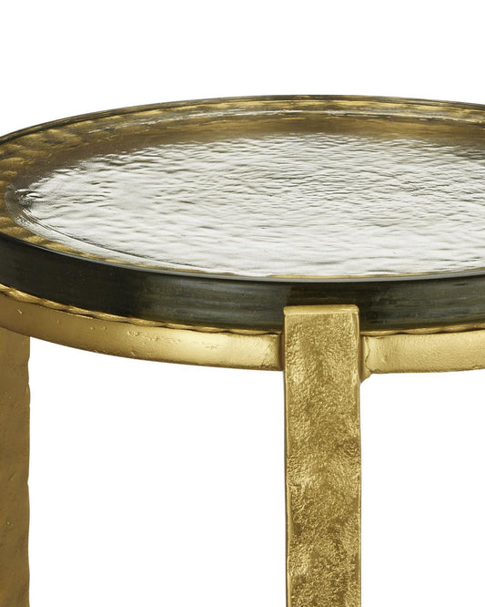 Currey and Company Acea Gold Drinks Table