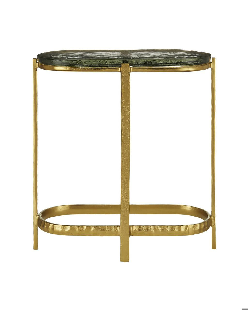 Currey and Company Acea Gold Side Table