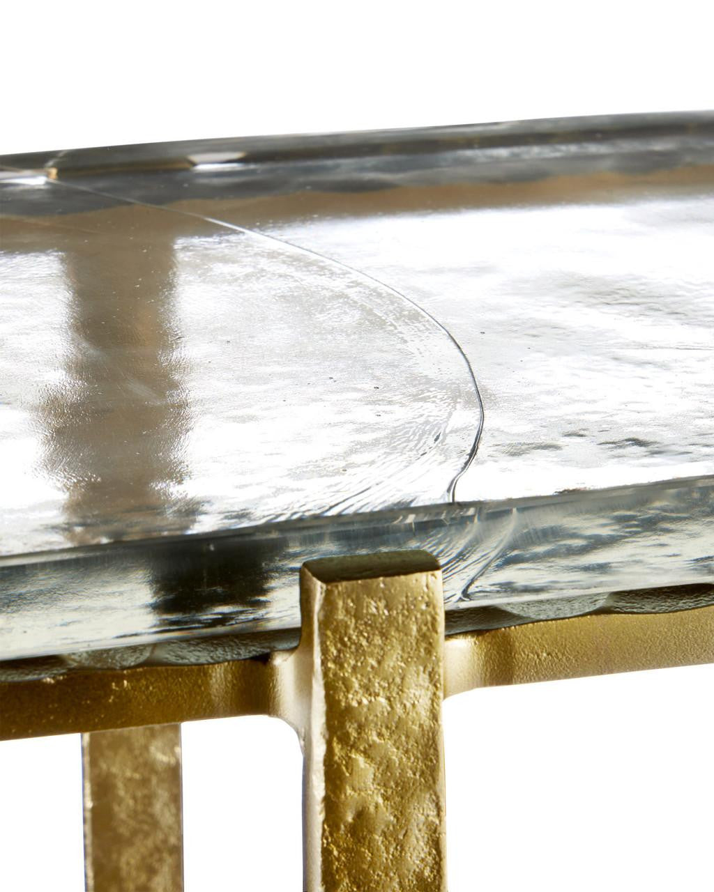 Currey and Company Acea Gold Side Table
