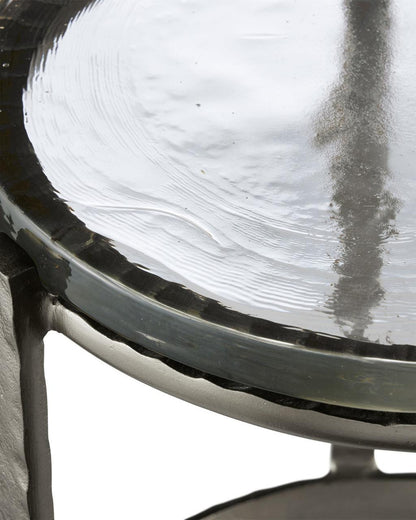 Currey and Company Acea Graphite Drinks Table
