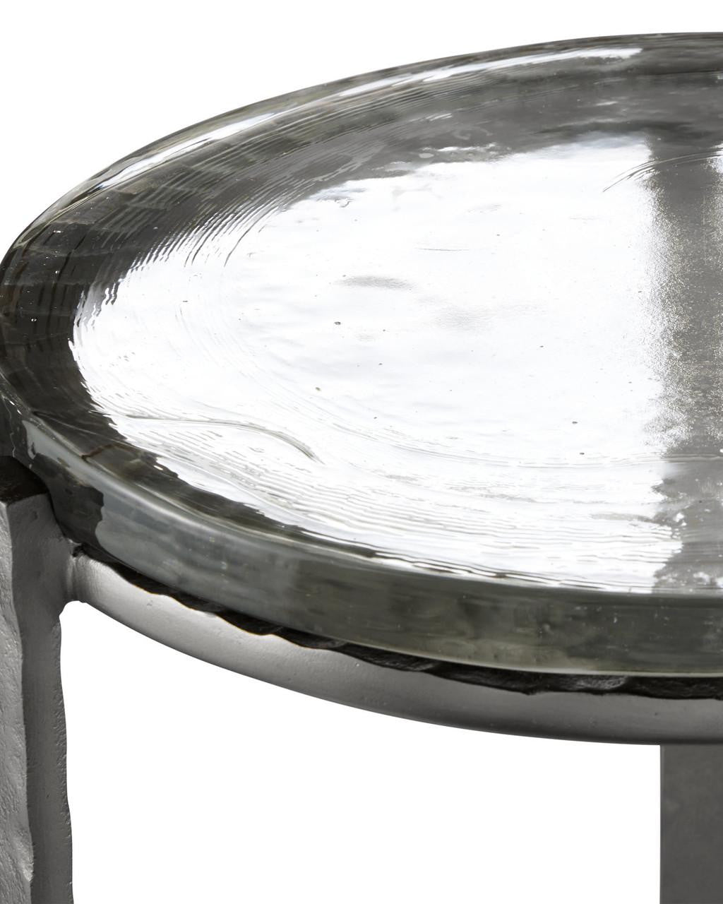 Currey and Company Acea Graphite Drinks Table